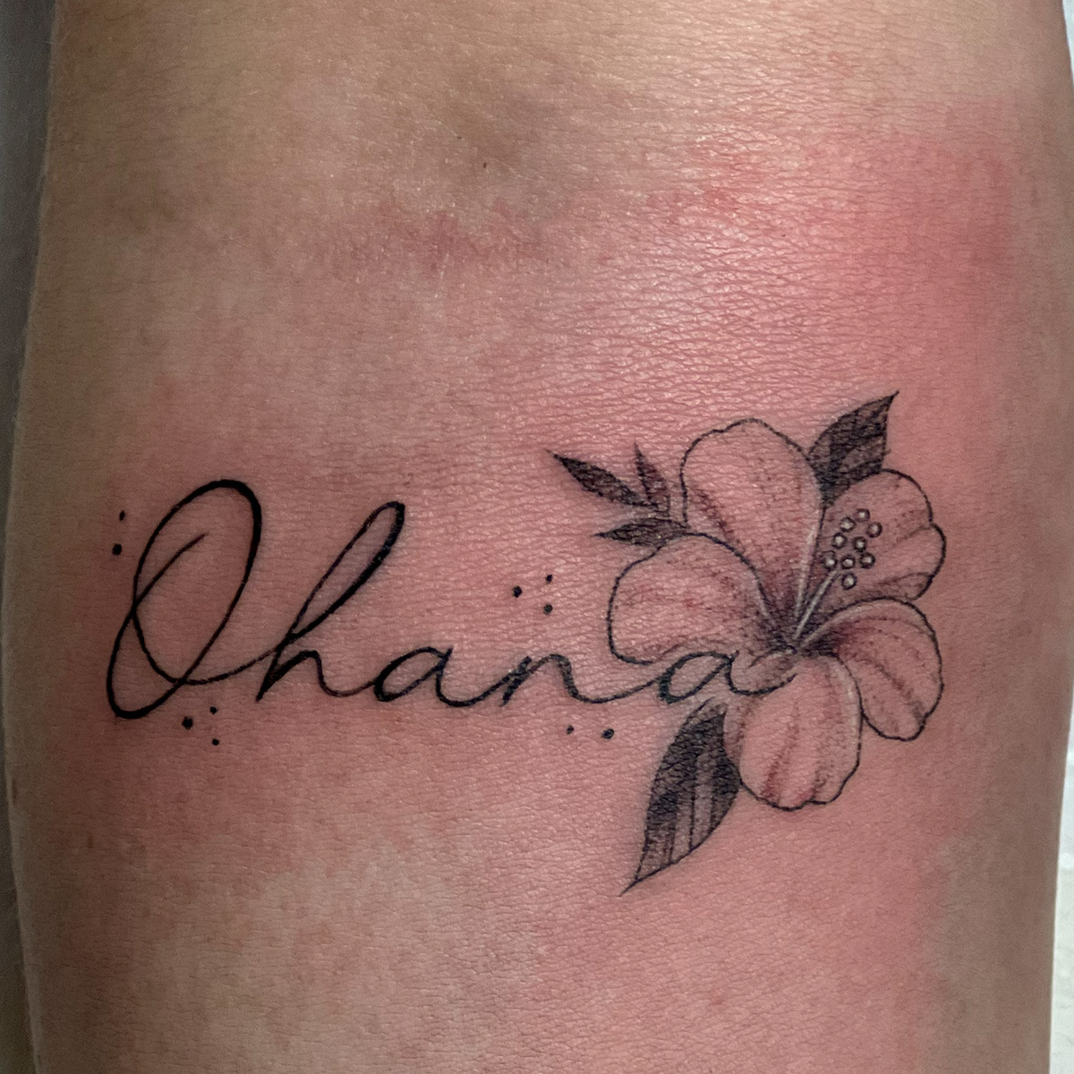 Fineline-Tattoo Ohana