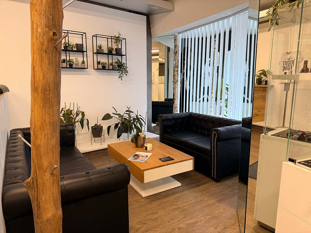 Der Warte- und Besprechungsbereich